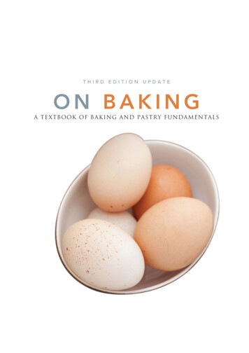 THIRD EDITION UPDATE ON BAKING - Pearson Education