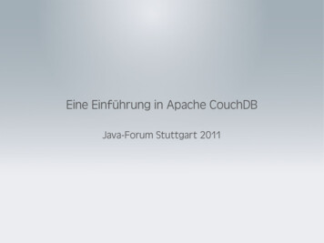 Eine Einführung In Apache CouchDB