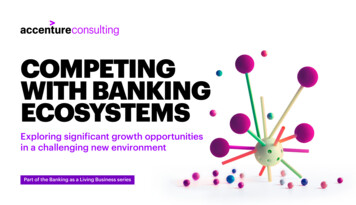 COMPETING WITH BANKING ECOSYSTEMS - Accenture