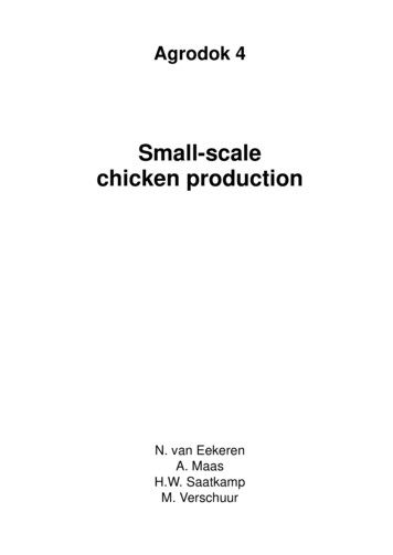 Small-scale Chicken Production - Journey To Forever