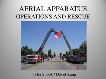 AERIAL APPARATUS OPERATIONS AND RESCUE