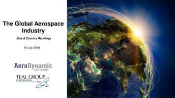The Global Aerospace Industry - AeroDynamic Advisory