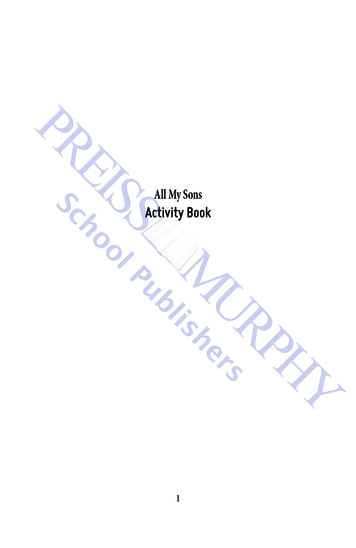 All My Sons Activity Book - Preiss Murphy