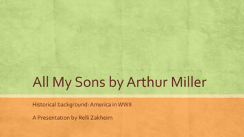All My Sons By Arthur Miller - Edu