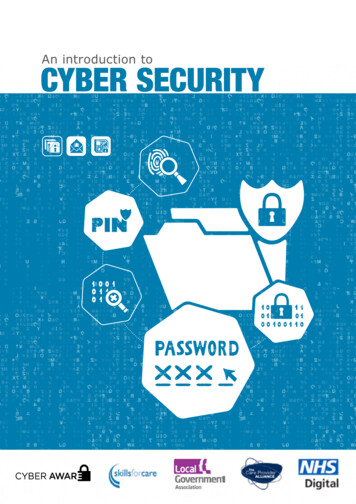 An Introduction To CYBER SECURITY - Skills For Care