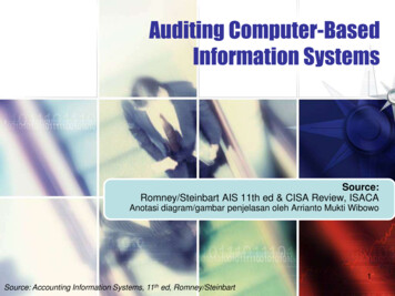 Auditing Computer-Based Information Systems
