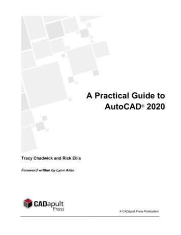 A Practical Guide To AutoCAD 2020 - Cadapult Software