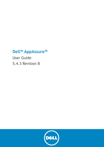 AppAssure User Guide, Release 5.4.3, Revision B - Dell
