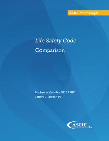 Life Safety Code Comparison - HESNI