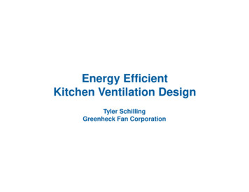 ASHRAE - Energy Efficient Kitchen Design