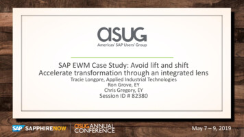 SAP EWM Case Study: Avoid Lift And Shift Accelerate .