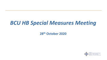 BCU HB Special Measures Meeting - Home GOV.WALES