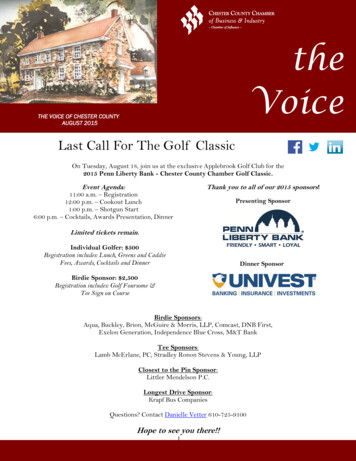 The Voice - Chester County Chamber Of Business And Industry