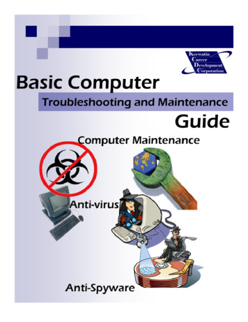 Basic Computer Maintenance Guide - KCDC