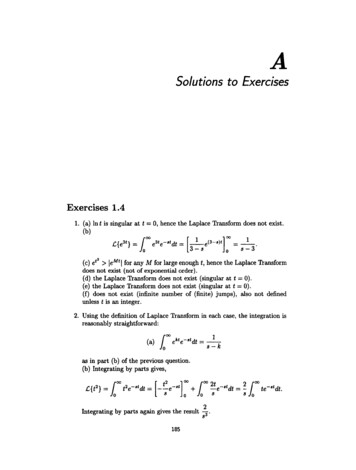 Solutions To Exercises - Springer