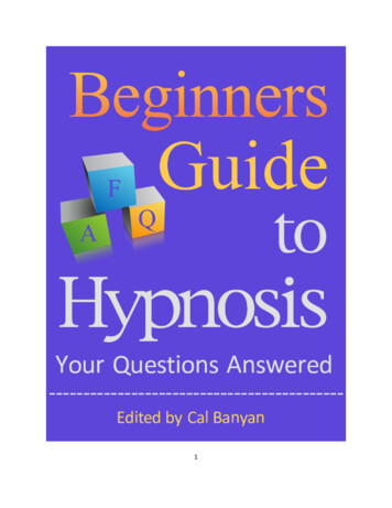 Beginners - Hypnosis