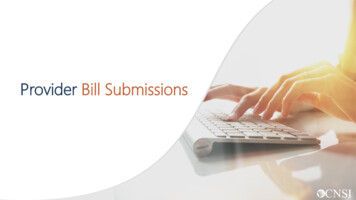 Provider Bill Submissions - Medical Bill Processing Portal