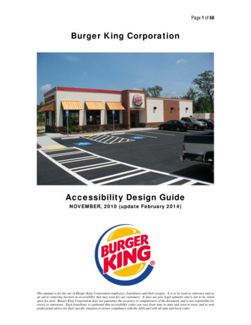 Burger King Corporation - Design With BK