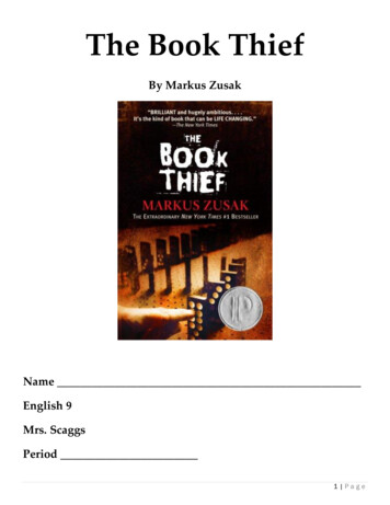 The Book Thief - Weebly