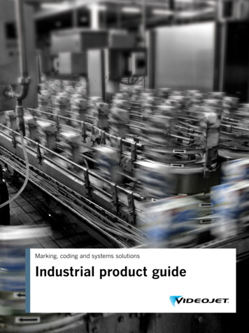 Marking, Coding And Systems Solutions Industrial Product Guide
