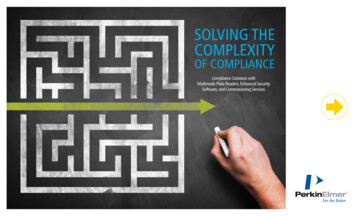 SOLVING THE COMPLEXITY - PerkinElmer