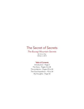 The Secret Of Secrets - Hidden From Humanity