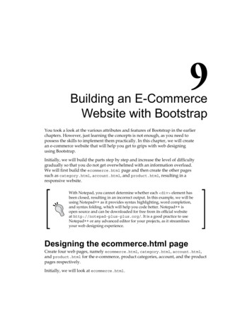 Building An E-Commerce Website With Bootstrap