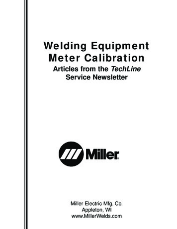 Welding Equipment Meter Calibration
