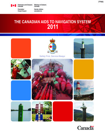 THE CANADIAN AIDS TO NAVIGATION SYSTEM