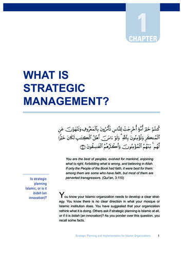 WHAT IS STRATEGIC MANAGEMENT?