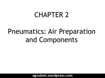 CHAPTER 2 Pneumatics: Air Preparation And Components