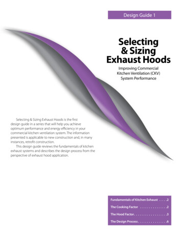 Selecting & Sizing Exhaust Hoods - Caenergywise 