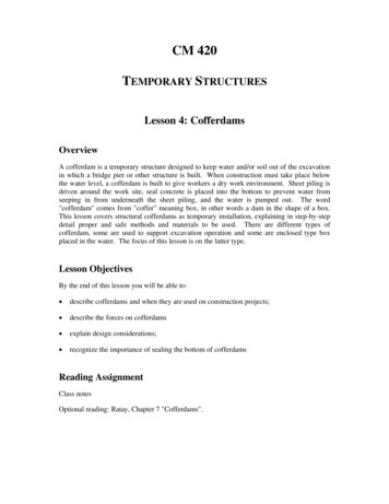 CM 420 TEMPORARY STRUCTURES - Learn Civil Engineering