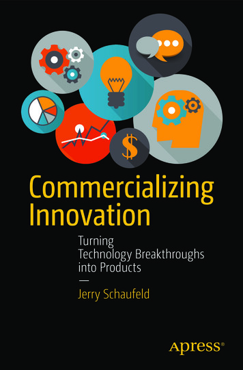 Innovation Commercializing Innovation