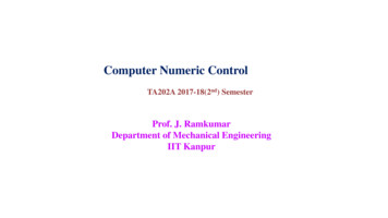 CNC- Computer Numeric Control