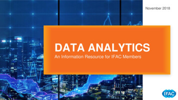 DATA ANALYTICS An Information Resource For Professional .