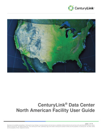 Data Center User Guide - CenturyLink