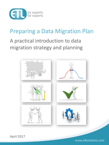 Preparing A Data Migration Plan - ETL Solutions