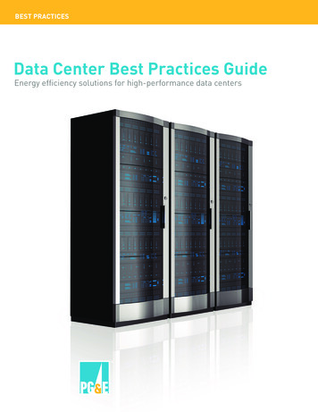 Data Center Best Practices Guide - PG&E