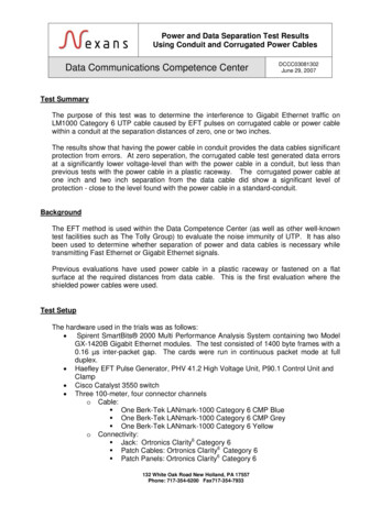 Data Communications Competence Center DCCC03081302 June 