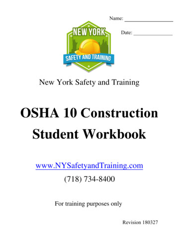 OSHA 10 Construction - Glue Up
