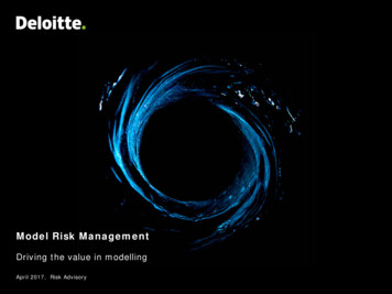 Model Risk Management - Deloitte