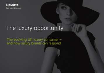 The Luxury Opportunity - Deloitte