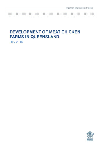 Development Of Meat Chicken Farms In Queensland