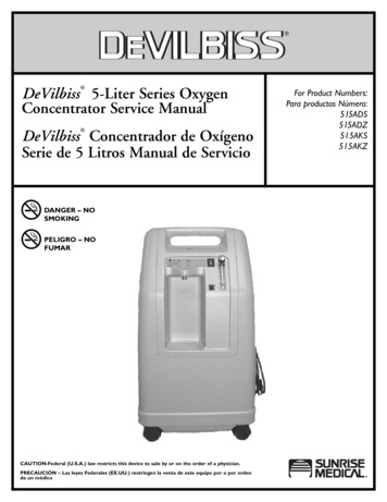 DeVilbiss 5-Liter Series Oxygen Concentrator Service .