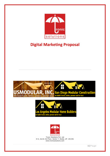 Digital Marketing Proposal - Template