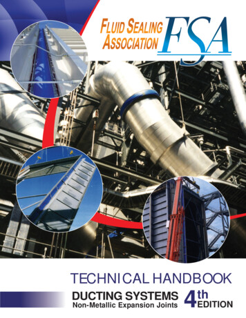 HANDBOOK DUCTING SYSTEMS Non-Metallic Expansion Joints .