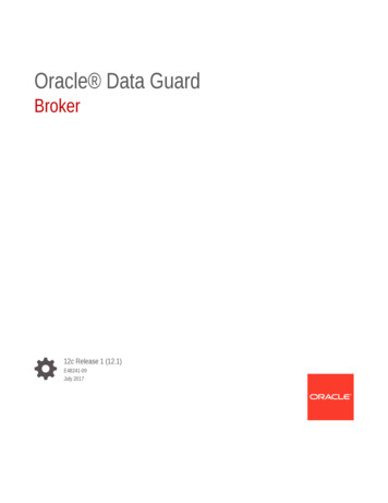 Broker Oracle Data Guard