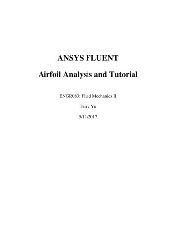 ANSYS FLUENT Airfoil Analysis And Tutorial