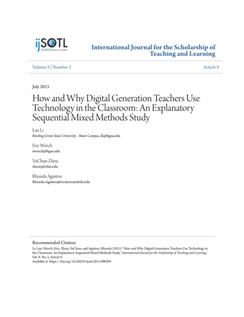 How And Why Digital Generation Teachers Use Technology In .